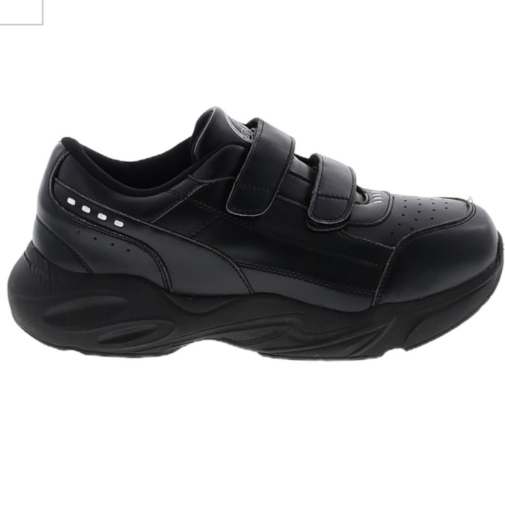 Dr. Zen Shoes Men's Size 11W Women's 12W Black Sport 2 Diabetic Hook Loo…​​​​